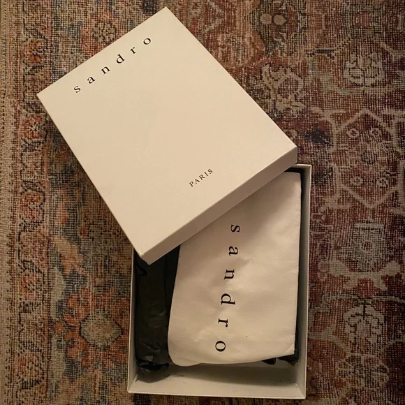 Sandro Noha Leather Ankle Boots - Picture 6 of 12